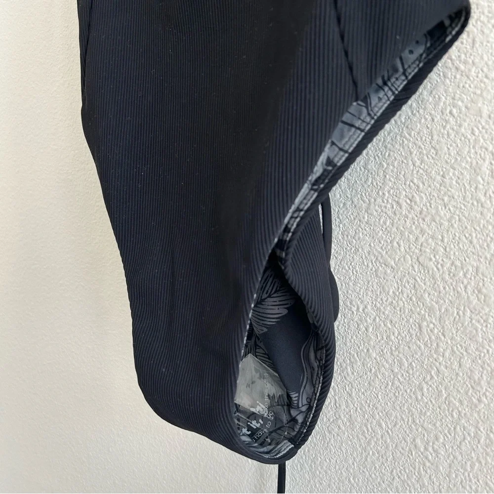 Popflex Boardwalk Bombshell Cheeky One Piece Black Rib - Picture 4 of 7